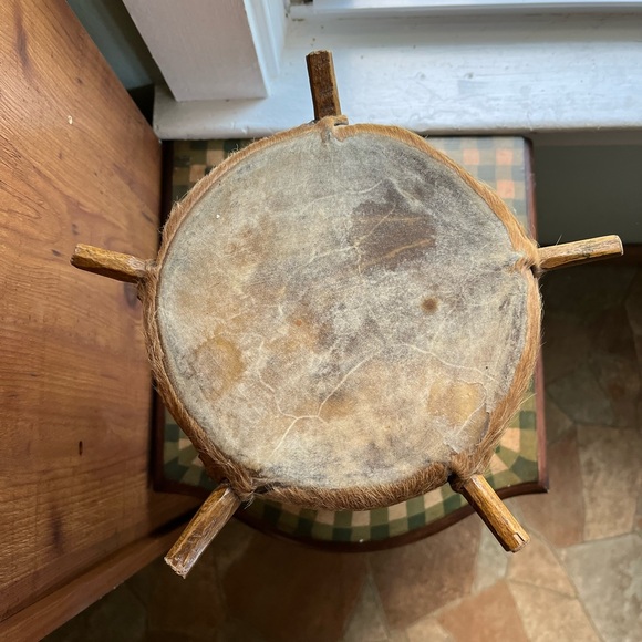 Amazon.com: Deer Skin Native American Hoop Drum 10  ▫️Drum Deer Leather Floral Native American Wooden Carved